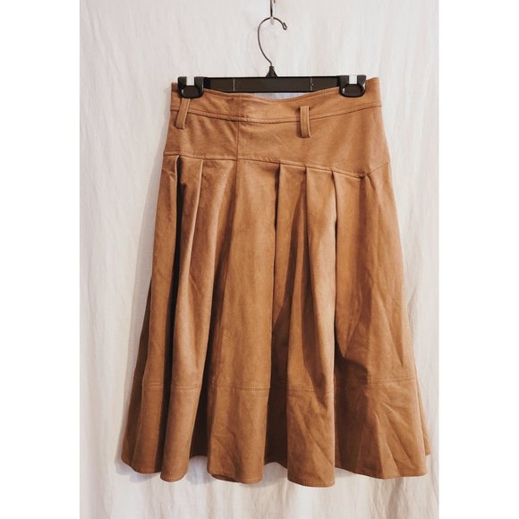 Anthropologie Akemi + Kin Faux Sued A-line Skirt Size 10 - Picture 3 of 6